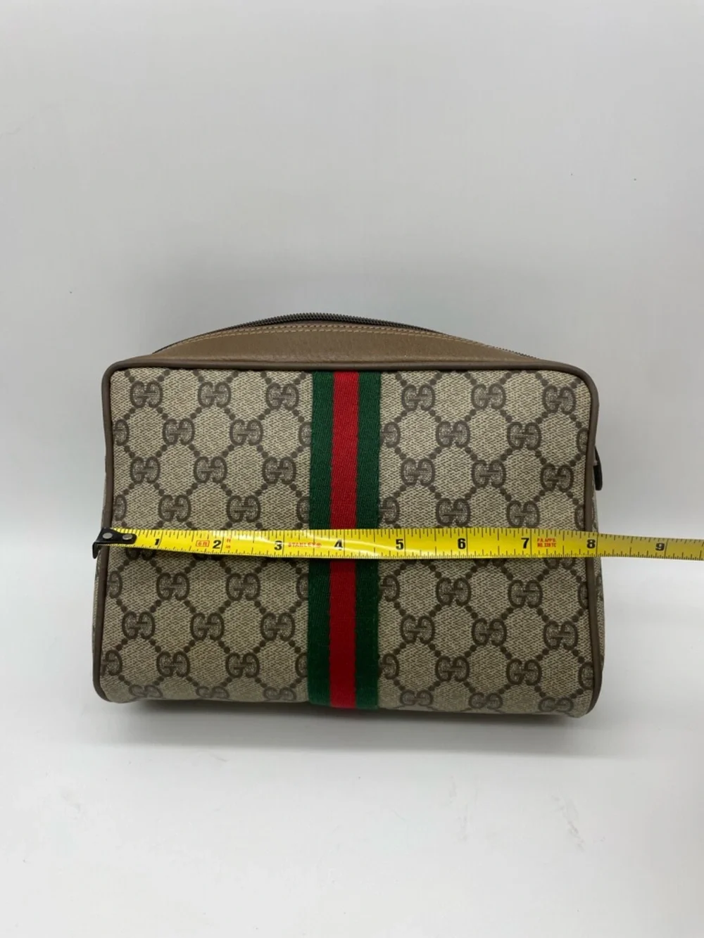 Gucci PVC Leather Sherryline Clutch/Pouch - Picture 9 of 11